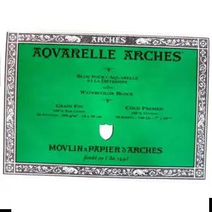 300g 수채화지 캔손 20매 아르쉬패드 20X20중목