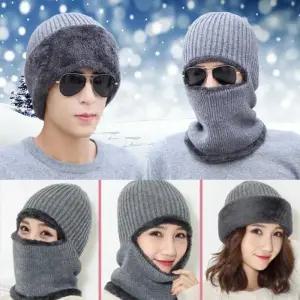 [룽스]여자 낚시용모자낚시모자 할머니 겨울 비니 넥웨어