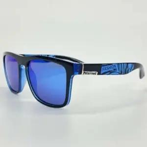 편광스포츠고글 블루라이트 편광 사각 뿔테 선글라스 블루미러