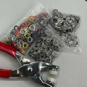 사이즈똑딱이단추 옷수선 똑딱이 컬러 스냅단추 펀칭 달기