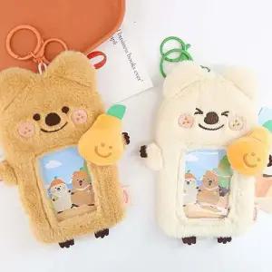 귀여운 쿼카 한라봉 포토카드 홀더 1P 키링 키홀더