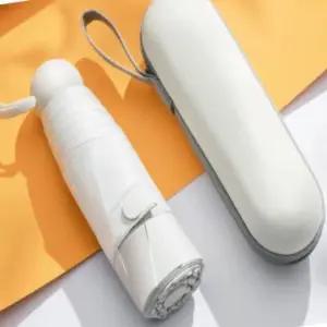 여름양산 마카롱캡슐형 5단 양산 아이보리 우산