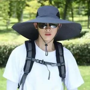 초대형 와이드 캡 모자 사파리 벙거지모자 자외선차단 여행 남여공용 여성 남성