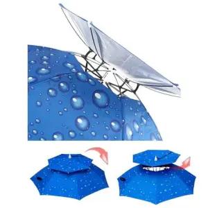 우산 기능성 아웃도어 자외선차단 다기능 우산모자 방수 더