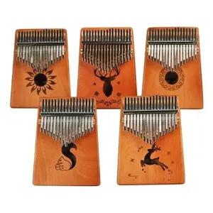 칼림바 마호가니 17키 핑거피아노 교육 악기 원목 손가락건반 (WFKI1K4)