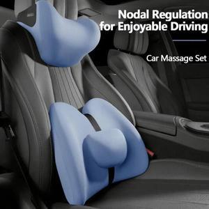 차량 허리받침 자동차 시트 지지 요추 쿠션 메모리 폼 등받이 산후 허리 다기능 통증 완화 베개