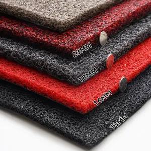 두꺼운 코일 매트 푹신한 세척용 업소용 미끄럼방지 출입구 PVC 바닥재 고밀