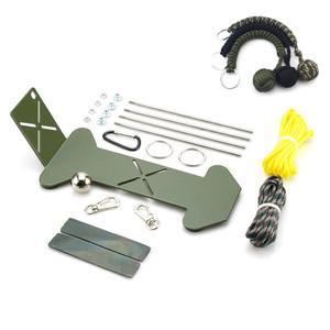 다기능 원숭이 주먹 우산 로프 직조 프레임  파라코드 팔찌 메이커 도구  DIY 스틸 볼 기계 지그