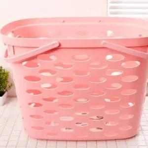 세탁 정리 바구니 랜덤 색상 빨래 수거함 다용도 세탁물 보관함