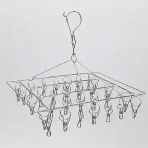 미니 세탁 양말 건조대 스텐 집게 30구 전용 (WFKJGA0)