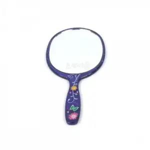 WL 전통문양 손잡이 손거울 중 미니거울 손잡이거울 WFLR3TH