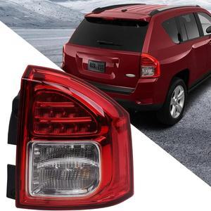 지프 컴패스 2011 2012 2013 자동차 LED 테일 라이트 리어 범퍼 라이트 스톱 브레이크 램프 방향 지시등 경