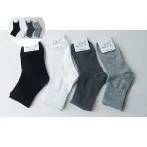 국내산 남성 코마사면 무지 양말 5켤레 기본 중목