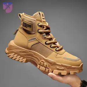 남성용 라이딩 범용 카키 슈즈 사이즈 바이크부츠 클래식