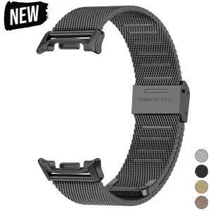 삼성 갤럭시 워치 8 클래식 46mm 8 40/44mm용 메탈 메쉬 스트랩 갤럭시 울트라 2025 47mm용 스테인리스 스