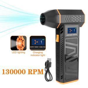 차량용 눈 제거 타입-C 충전 청소 블로워 도구 전기 에어 더스터 130000RPM 터보 제트 팬 3단 조절 가능