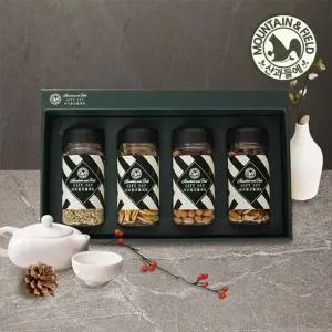 [LMS] 산과들에 견과류 용기형 4종 설명절선물세트 더드림(4구)