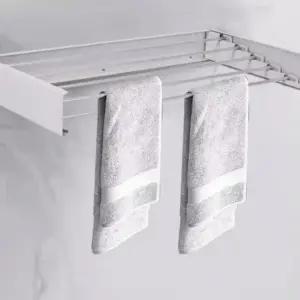 벽걸이 드라이 행거 접이식 빨래 건조대 슬림 대형 벽부착 (WFKKOXO)