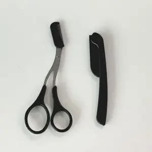 눈썹정리세트 눈썹가위 눈썹칼 초보자용 눈썹바리깡 WFLRDF3