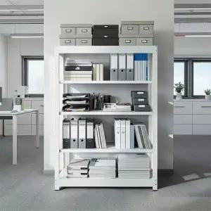 올메탈 철판수납장 MAX200 고하중 창고선반 5단 1200x450x1500