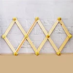 원목자바라 나무옷걸이 2개 벽부착옷걸이 모자걸이