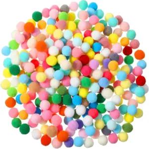공예용 400개의 다양한 색상의 폼 DIY 작은 볼 미니어처 장식 액세서리 휴일