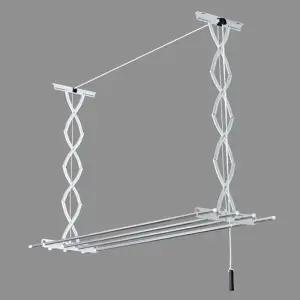 [룽스]천정건조대 베란다빨래건조대 4단