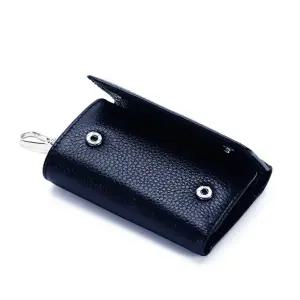 자동차 키홀더 지갑 가죽 키링 네이비
