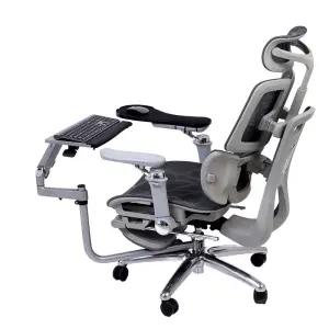 키보드 일체형 컴퓨터의자 트레이 회전형 높이조절 게이밍 의자