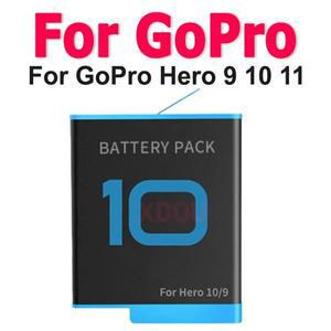 고프로 히어로 11 10 9 배터리 1800mAh 충전식 액션 스포츠 카메라 리튬 팩