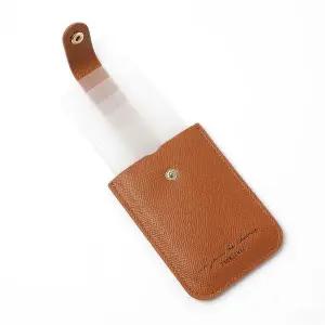 [하프클럽/]교통카드지갑 팝업 브라운 슬라이드 카드지갑