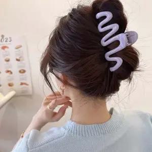 올림머리 대왕 웨이브 모양 집게 물결 집개 헤어 핀