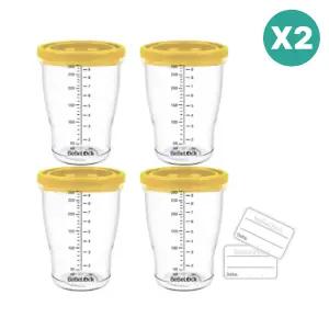 베베락 엘파 밀폐용기 이유식기 휴대용 280ml 8P  BNA