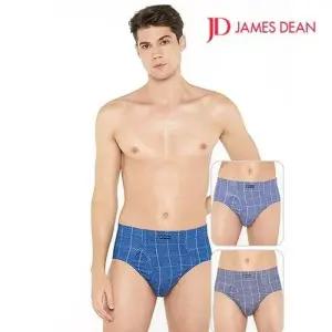 제임스딘 남성 삼각팬티 면100 베이직 3매입 브리프 WBA4F38