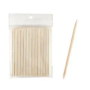 네일아트 스톤 속눈썹 탈착 오렌지 우드스틱 50개입-WFHTS4H