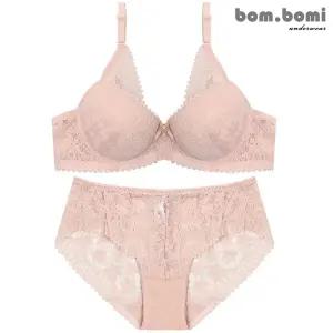 [봄보미] 엔미 레이스 브라팬티2종세트/인디핑크