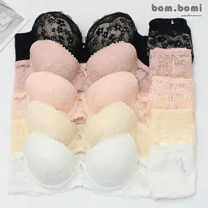 [봄보미] 라스베리 볼륨 ABC컵 레이스 브라팬티 10종세트