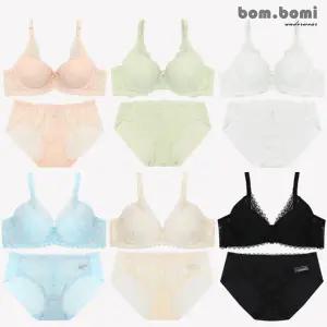 [봄보미] 모먼트 레이스 ABC컵 볼륨 브라팬티 12종세트