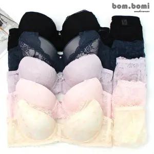 [봄보미] 카와이 볼륨 ABC컵 레이스 브라팬티 10종세트