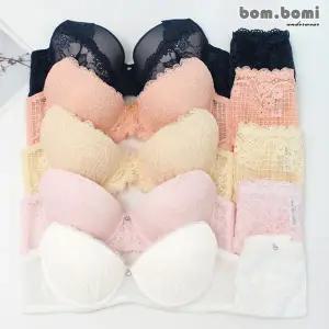 [봄보미] 샛별 볼륨 ABC컵 레이스 브라팬티 10종세트