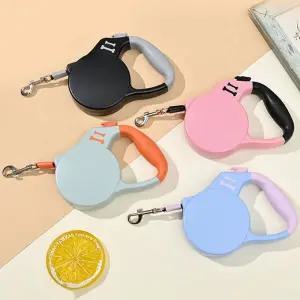 강아지 자동 리드줄 산책 외출 애견용품 목줄 반려동물 목추천 중현견목 애견목 소형 중형견 리드 핸즈프리