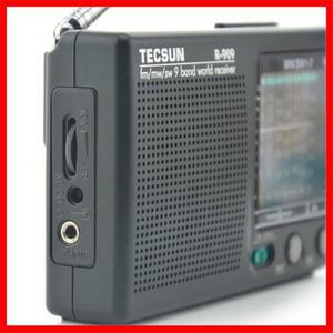 TECSUN R-909 AM/FM/SW 라디오, 1-7 9 밴드 월드 수신기, 휴대용 FM: 87.0-108MHz/MW: 525-1610 kHz 레트로