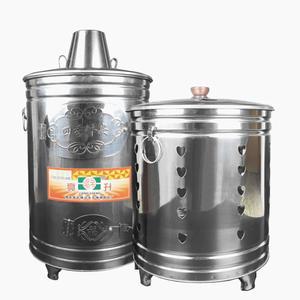 시골 스텐 스테인레스 대형소각통 화덕 농막 난로 드럼통 소각통