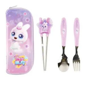 슈팅스타 캐치티니핑 알찬 교정젓가락 풀세트-깡총핑어린이수저 선물 집선물 유치원 캐릭터 스푼 여아 티니