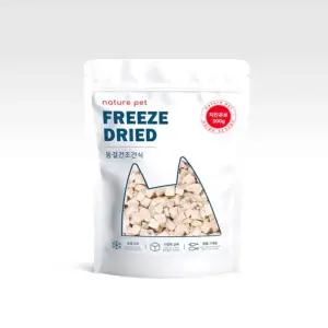네이처펫 동결건조간식 치킨큐브 300g강아지 애견 반려