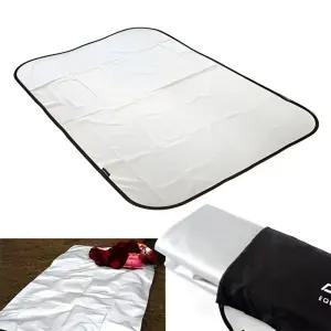 직물 은박돗자리 (2 SIZE) 야외용 캠핑용품 텐트매트 접이식 등산 낚시 산행