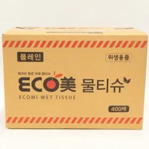 대용량 삼양 에코미 물티슈 400매용 음식점 휴대용 업체용 생활용품 청소 여행