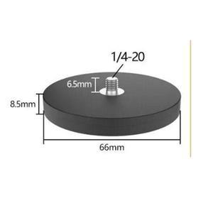 66/88MM 자석 베이스 마운트 지지대 고프로 인스타360 액션 카메라 브래킷 악세서리용 1/4 나사 포함 휴대