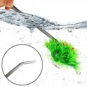 핀셋 트리밍 27cm 곡형 수초 수초트리밍집게 수초정리