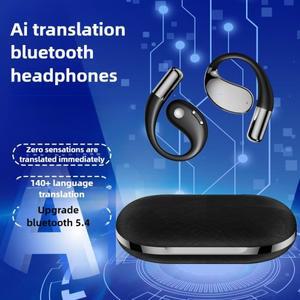 YYK-Q39 AI 지능형 번역 블루투스 헤드셋 개방형 이어폰 귀 초장 수명 소음